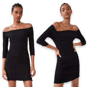 ✧ ZARA black stretch dress